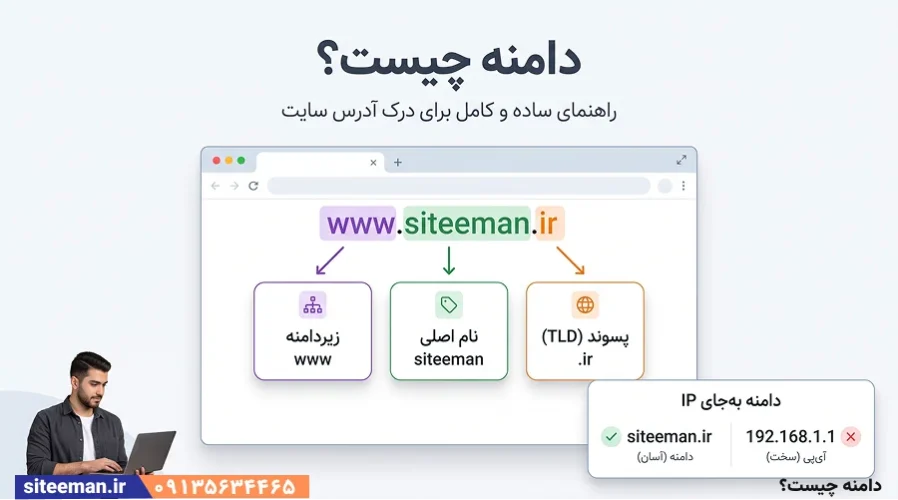 دامنه چیست؟ – راهنمای جامع و کاربردی برای انتخاب بهترین نام دامنه